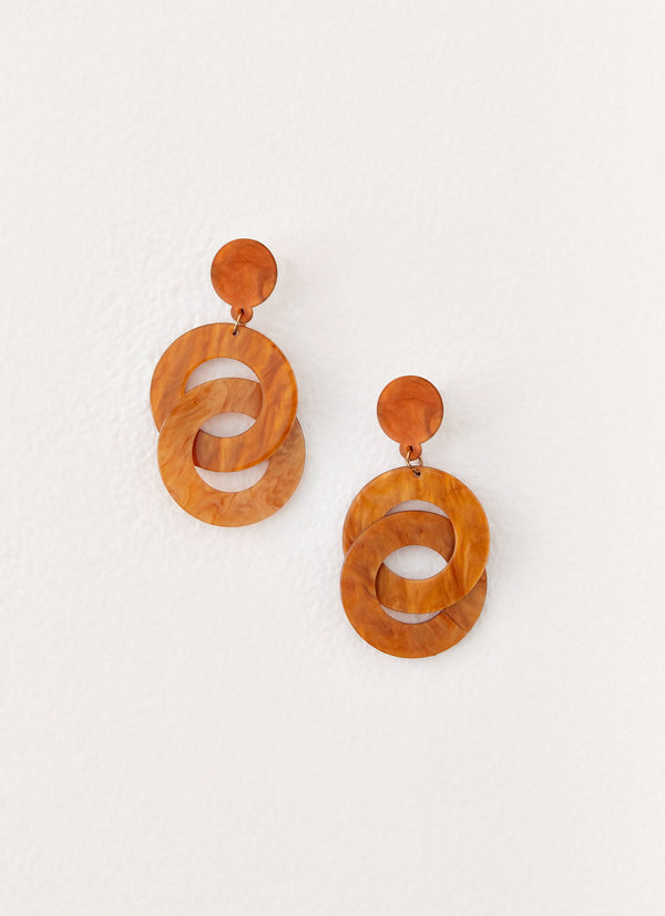 peppermayo Peppermayo Exclusive - Bijou Earrings - Brown