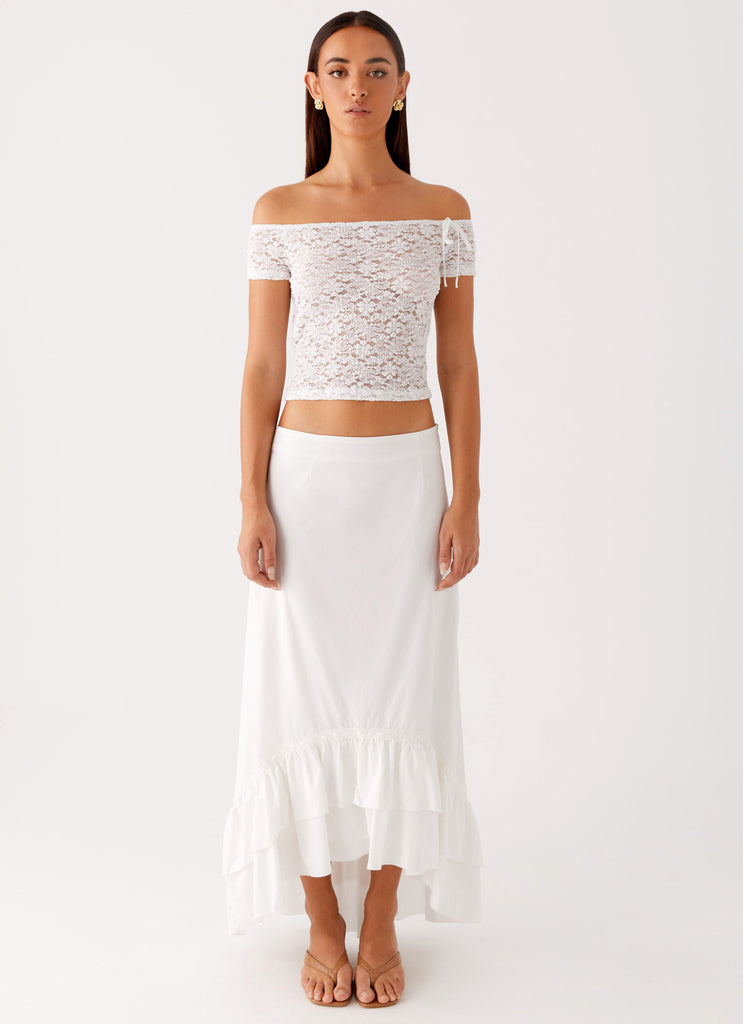 Peppermayo Peppermayo Exclusive - Billie Lace Top - Ivory