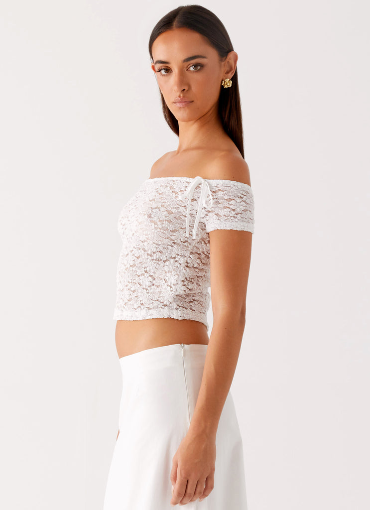 Peppermayo Peppermayo Exclusive - Billie Lace Top - Ivory