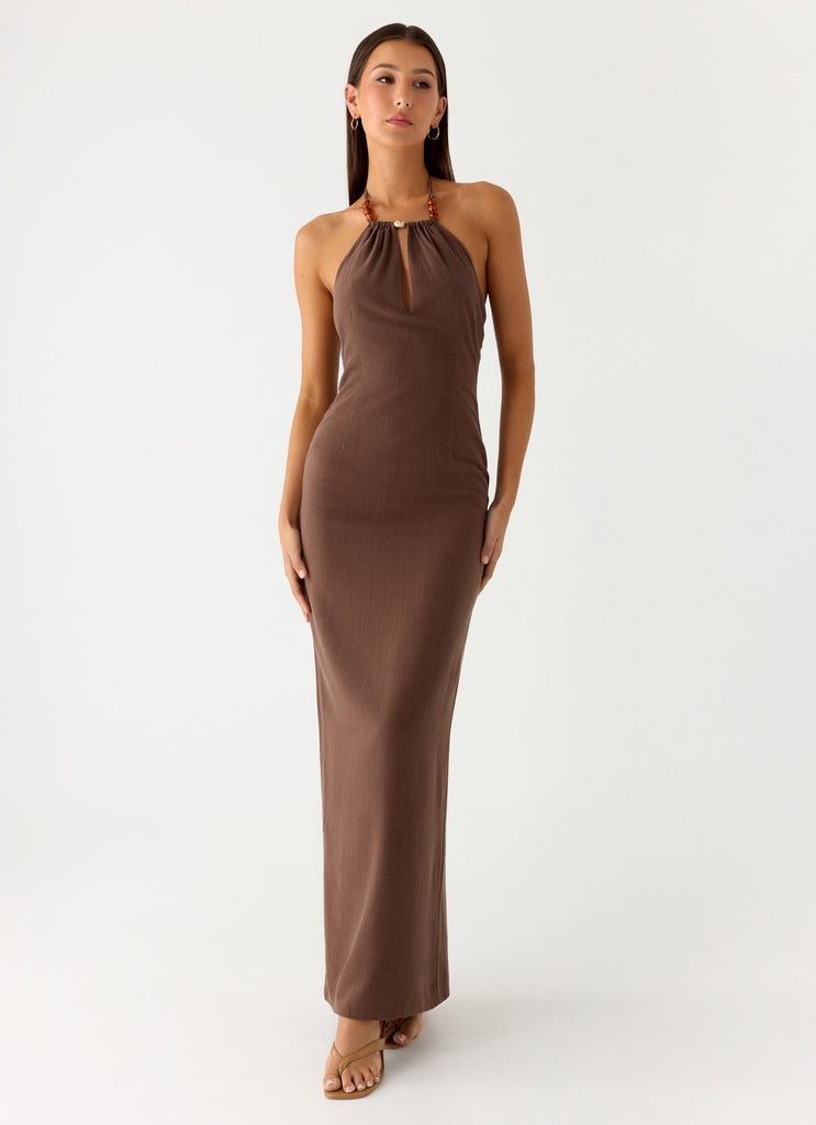 Peppermayo Peppermayo Exclusive - Bloomers Maxi Dress - Brown