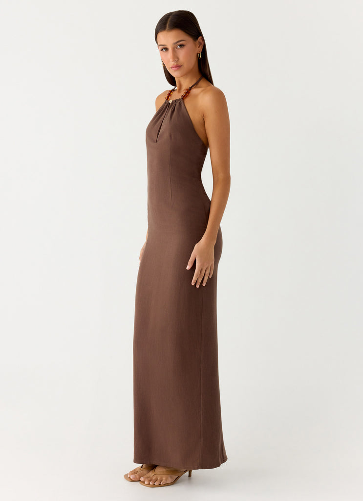 Peppermayo Peppermayo Exclusive - Bloomers Maxi Dress - Brown