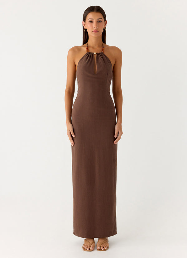peppermayo Peppermayo Exclusive - Bloomers Maxi Dress - Brown