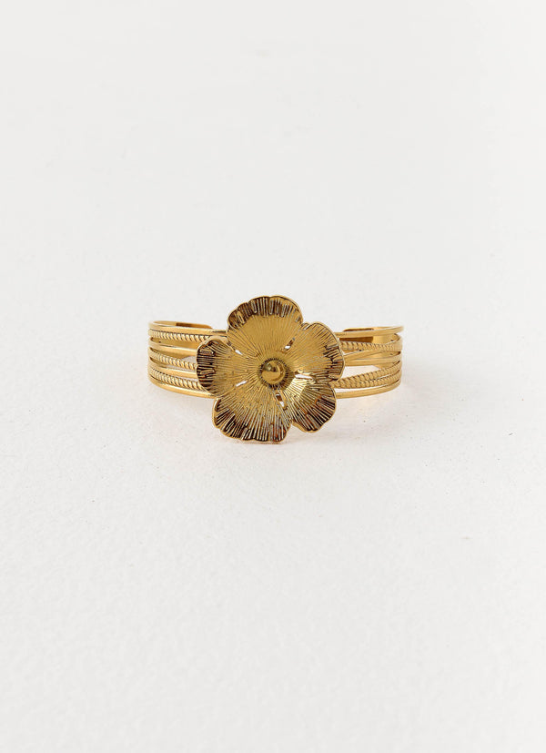 peppermayo Peppermayo Exclusive - Bloomette Bangle - Gold