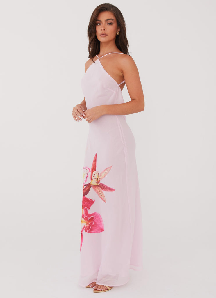 Peppermayo Peppermayo Exclusive - Blossom Hearts Maxi Dress - Pink Peony