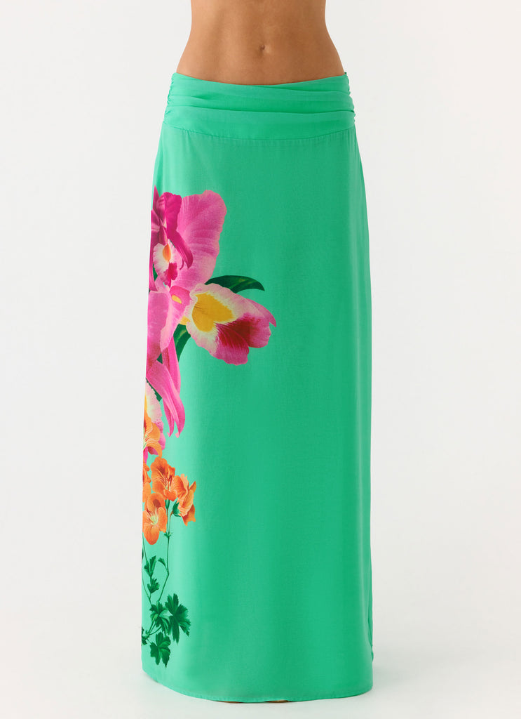 Peppermayo Peppermayo Exclusive - Blushing Bloom Maxi Skirt - Jungle Bloom