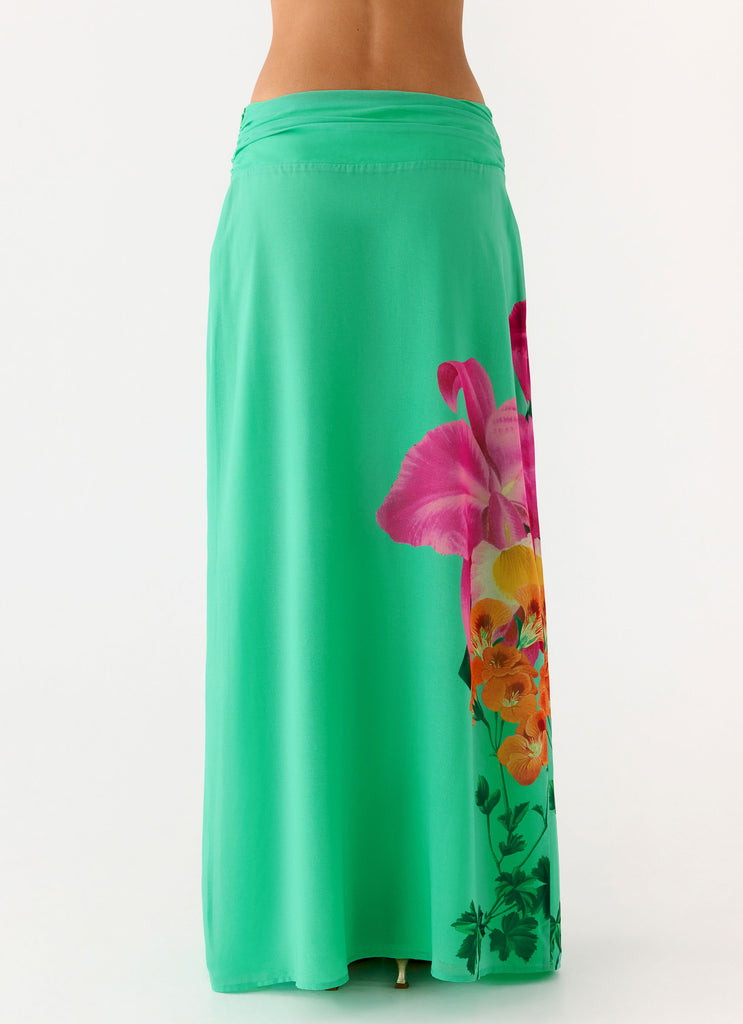 Peppermayo Peppermayo Exclusive - Blushing Bloom Maxi Skirt - Jungle Bloom