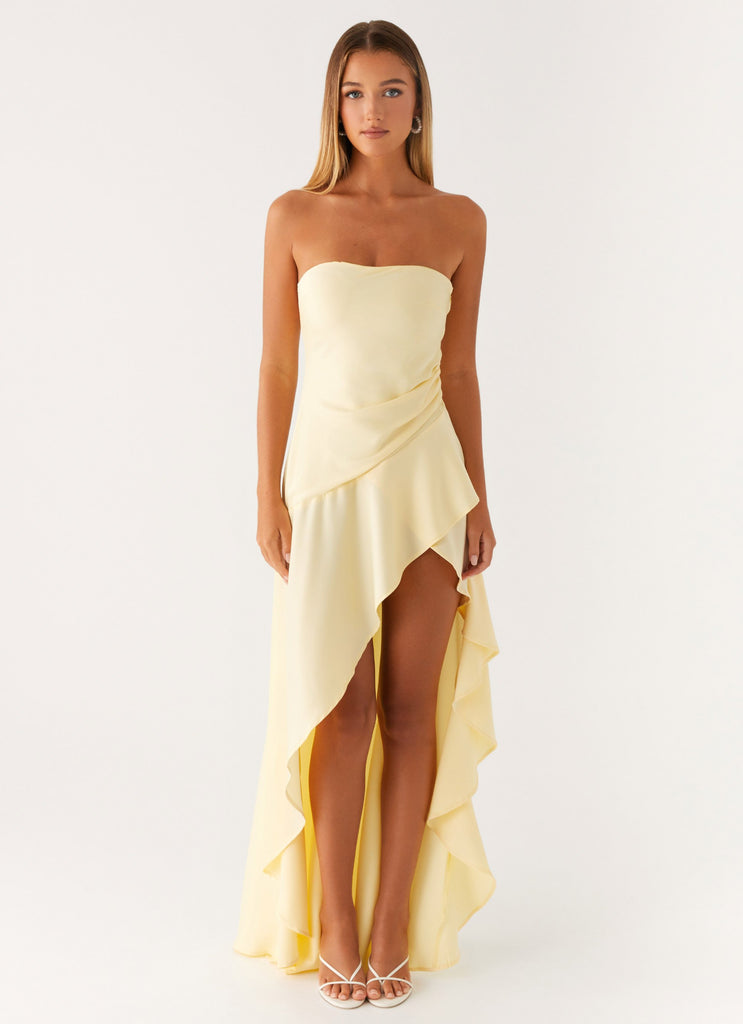 Peppermayo Peppermayo Exclusive - Bodie Maxi Dress - Pastel Yellow