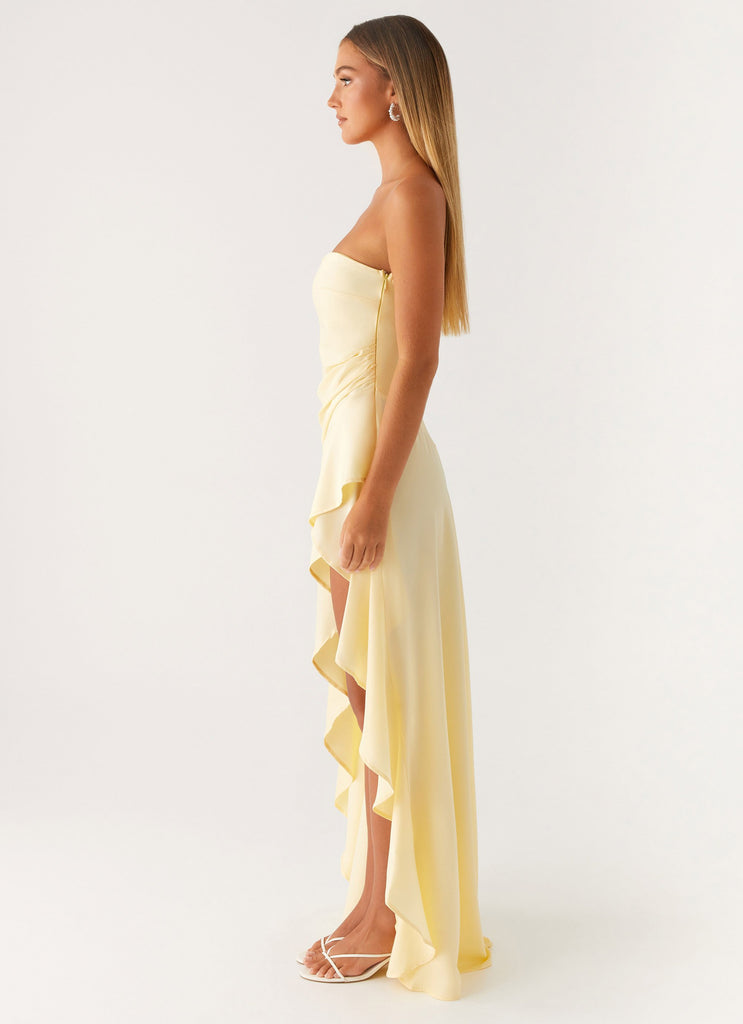 Peppermayo Peppermayo Exclusive - Bodie Maxi Dress - Pastel Yellow