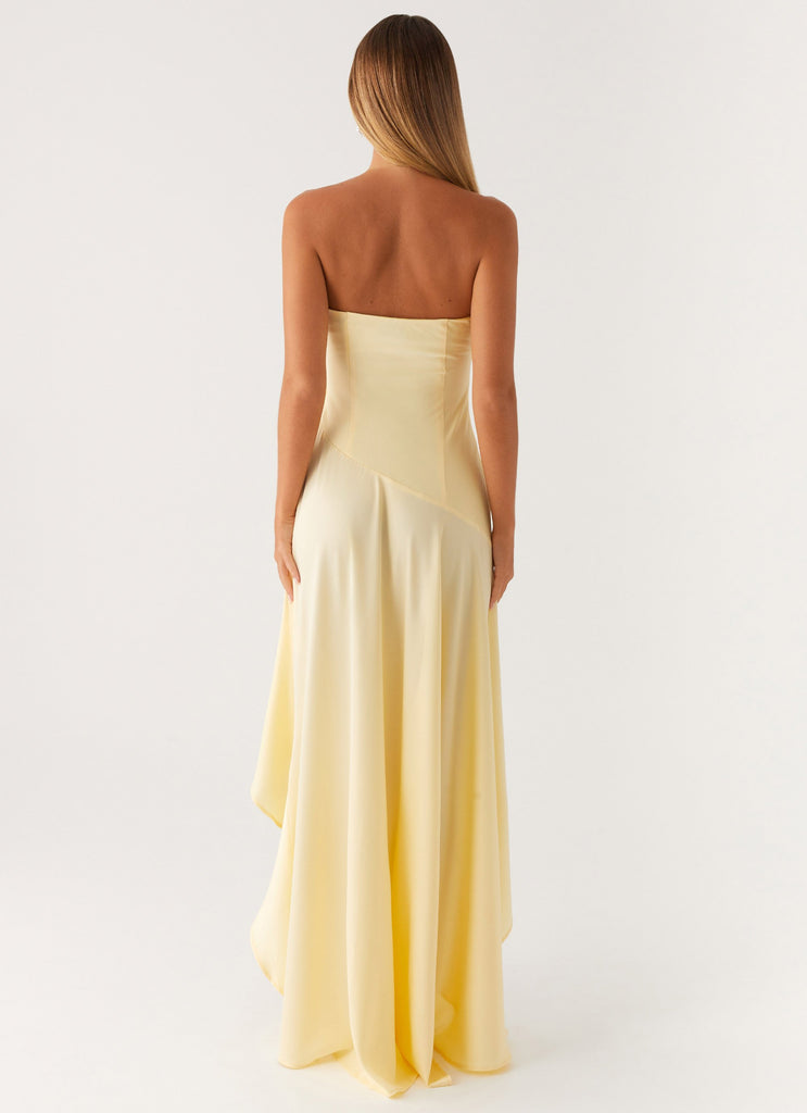 Peppermayo Peppermayo Exclusive - Bodie Maxi Dress - Pastel Yellow