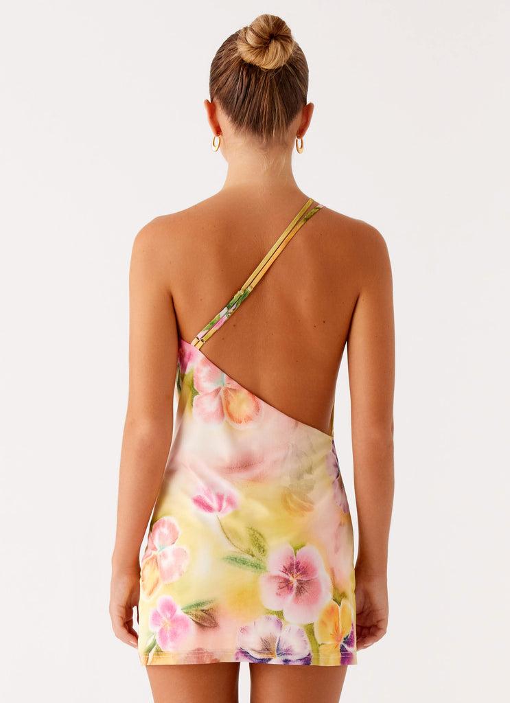 Peppermayo Peppermayo Exclusive - Bohemian Bliss Mesh Mini Dress - Sunburst Floral