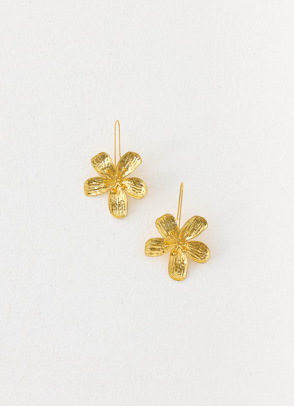 peppermayo Peppermayo Exclusive - Botanica Drop Earrings - Gold
