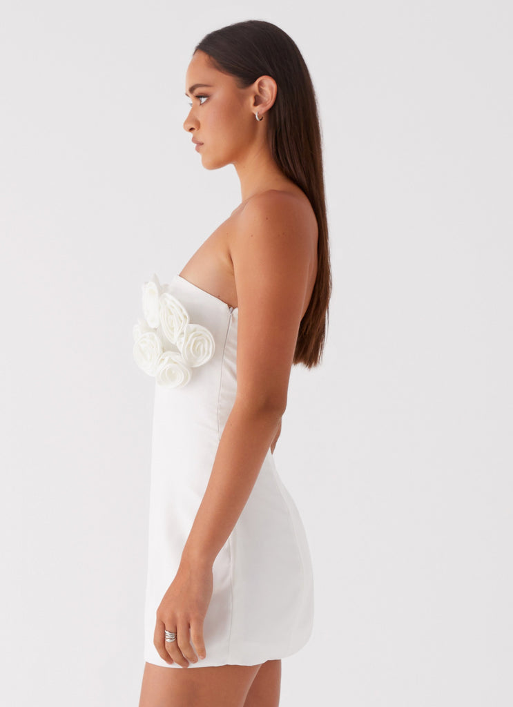 Peppermayo Peppermayo Exclusive - Bouquet Dream Mini Dress - White