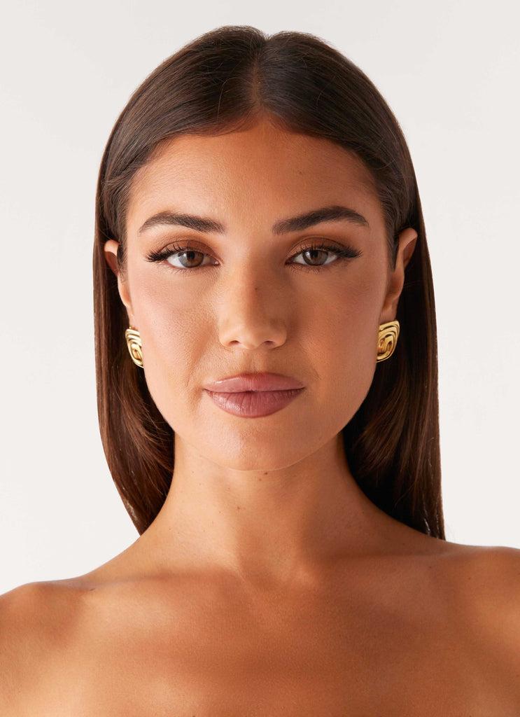 Peppermayo Peppermayo Exclusive - Bowie Earrings - Gold