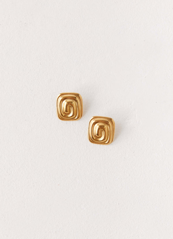 peppermayo Peppermayo Exclusive - Bowie Earrings - Gold