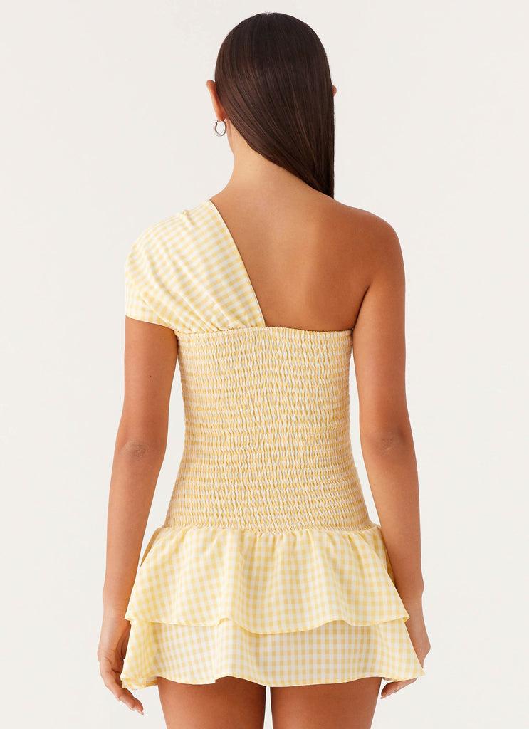 Peppermayo Peppermayo Exclusive - Brandy Mini Dress - Yellow Gingham