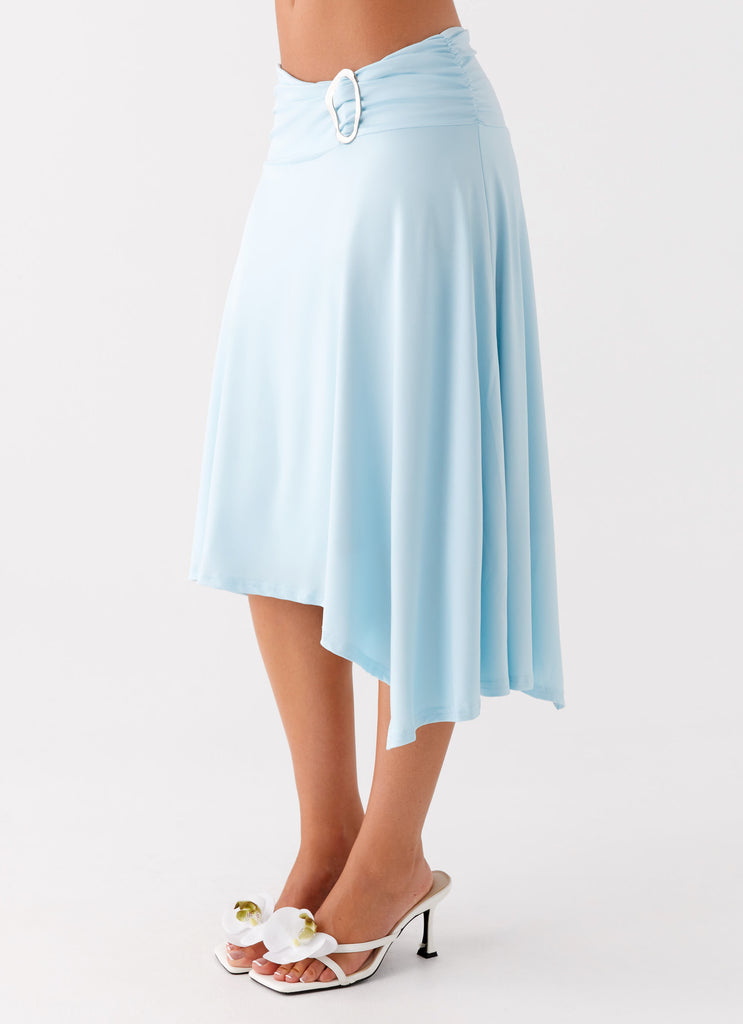 Peppermayo Peppermayo Exclusive - Brisa Midi Skirt - Turquoise