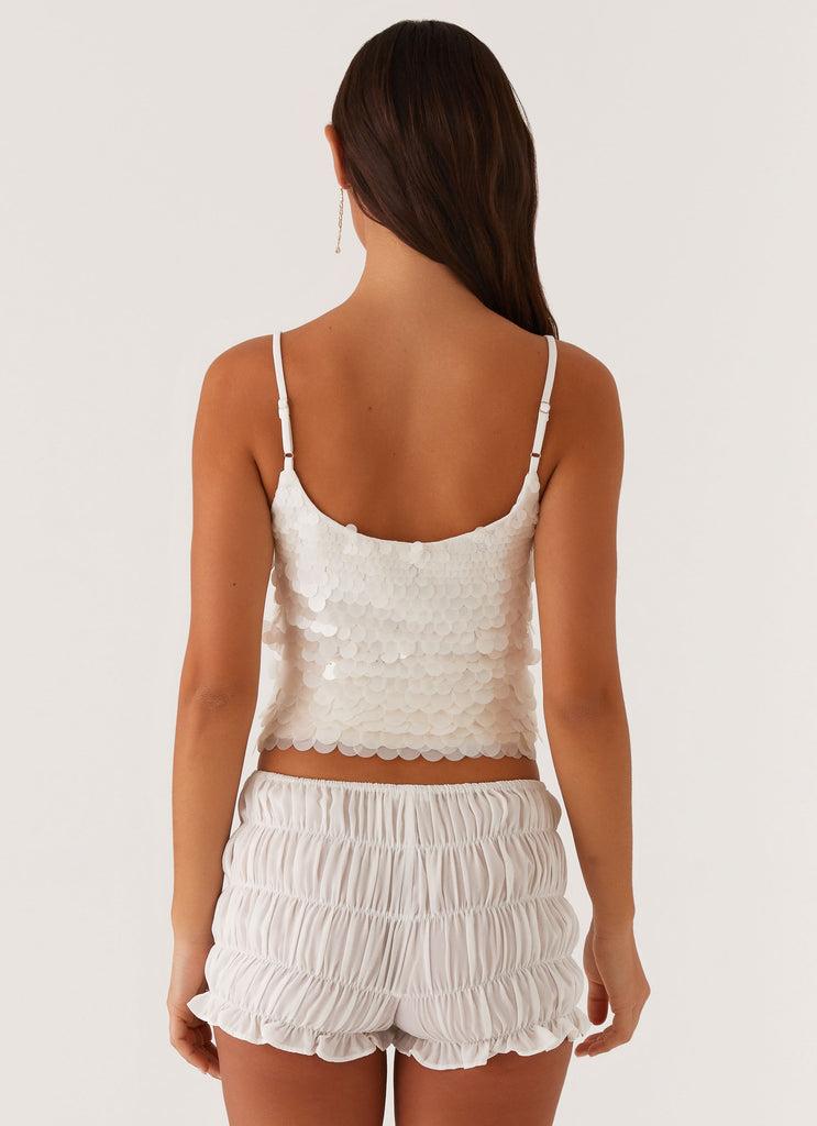 Peppermayo Peppermayo Exclusive - Britta Sequin Cami Top - White