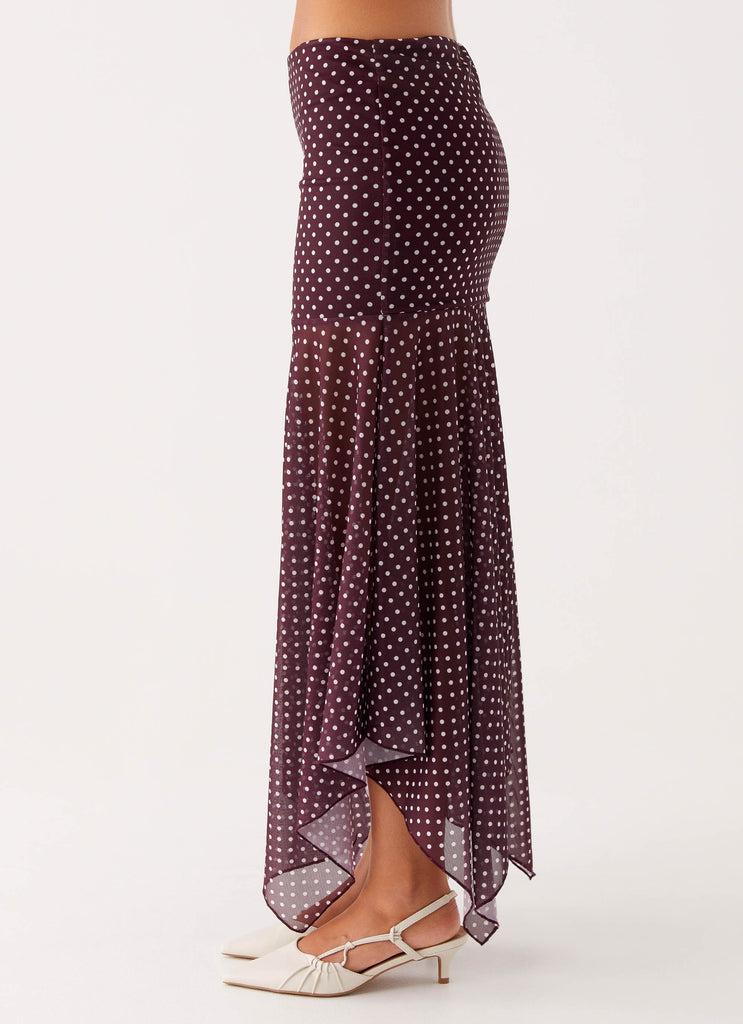 Peppermayo Peppermayo Exclusive - Buffy Maxi Skirt - Burgundy