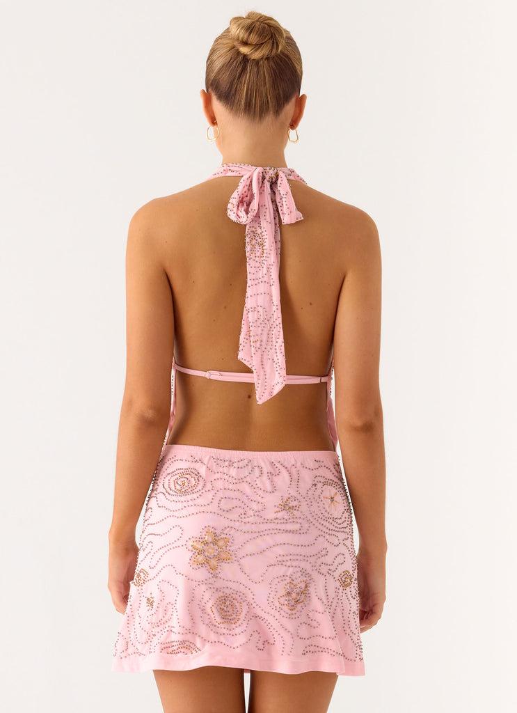 Peppermayo Peppermayo Exclusive - Busy Woman Mini Dress - Dusty Pink