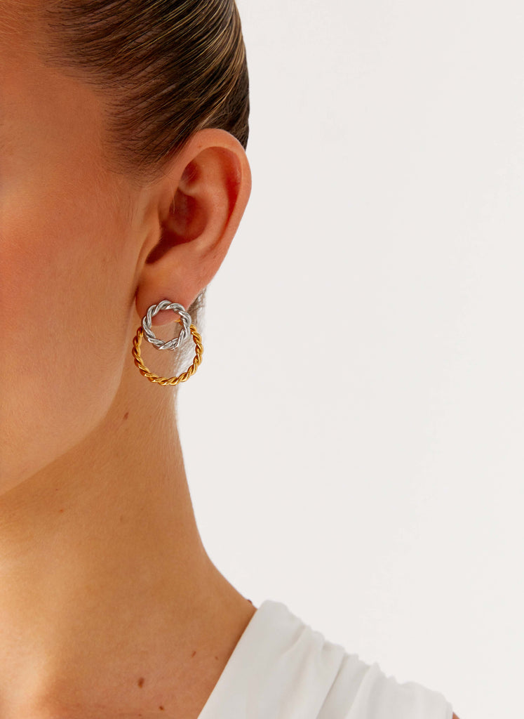Peppermayo Peppermayo Exclusive - Byron Nights Earrings - Mixed Metal