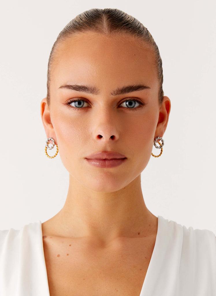 Peppermayo Peppermayo Exclusive - Byron Nights Earrings - Mixed Metal