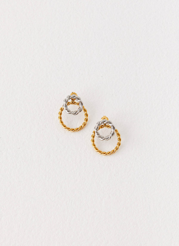 peppermayo Peppermayo Exclusive - Byron Nights Earrings - Mixed Metal