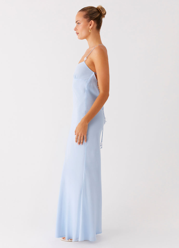 Peppermayo Peppermayo Exclusive - Cabello Maxi Dress - Pale Blue