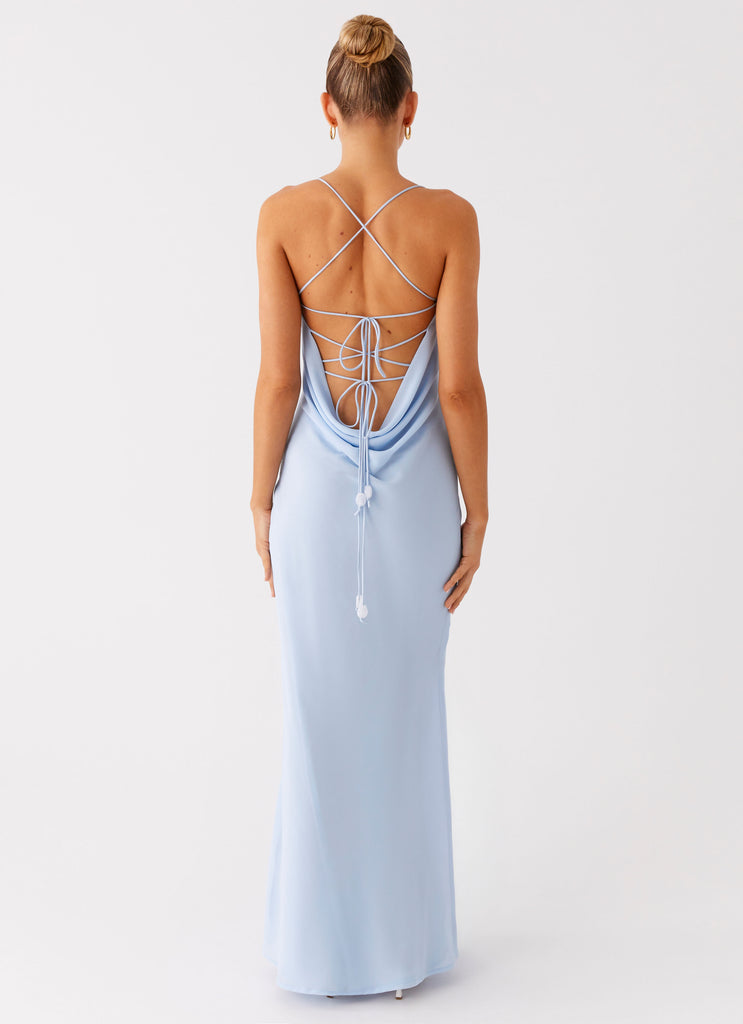 Peppermayo Peppermayo Exclusive - Cabello Maxi Dress - Pale Blue