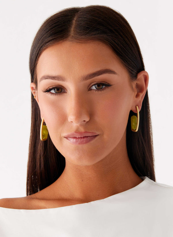 peppermayo Peppermayo Exclusive - Cali Shore Earrings - Green