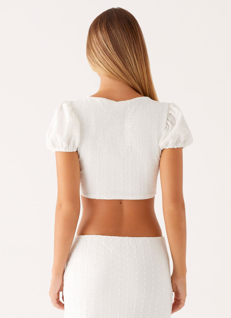 Peppermayo Peppermayo Exclusive - Cammy Tie Top - White