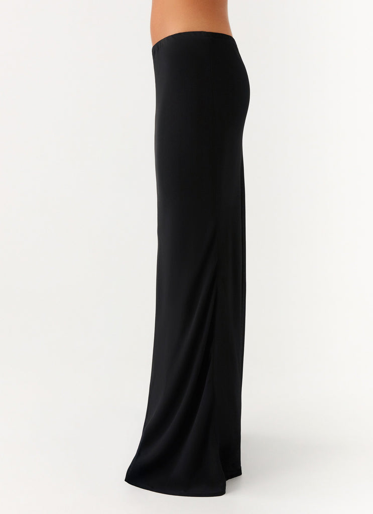 Peppermayo Peppermayo Exclusive - Canyon Chiffon Maxi Skirt - Black