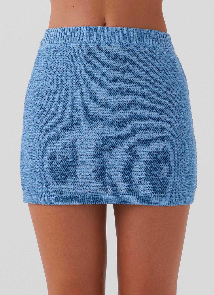 Peppermayo Peppermayo Exclusive - Capri Glow Knit Skirt - Azure