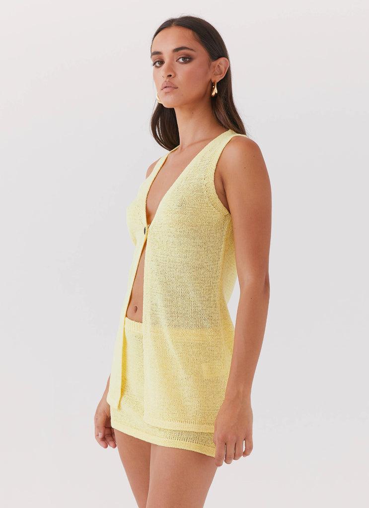Peppermayo Peppermayo Exclusive - Capri Glow Knit Top - Canary