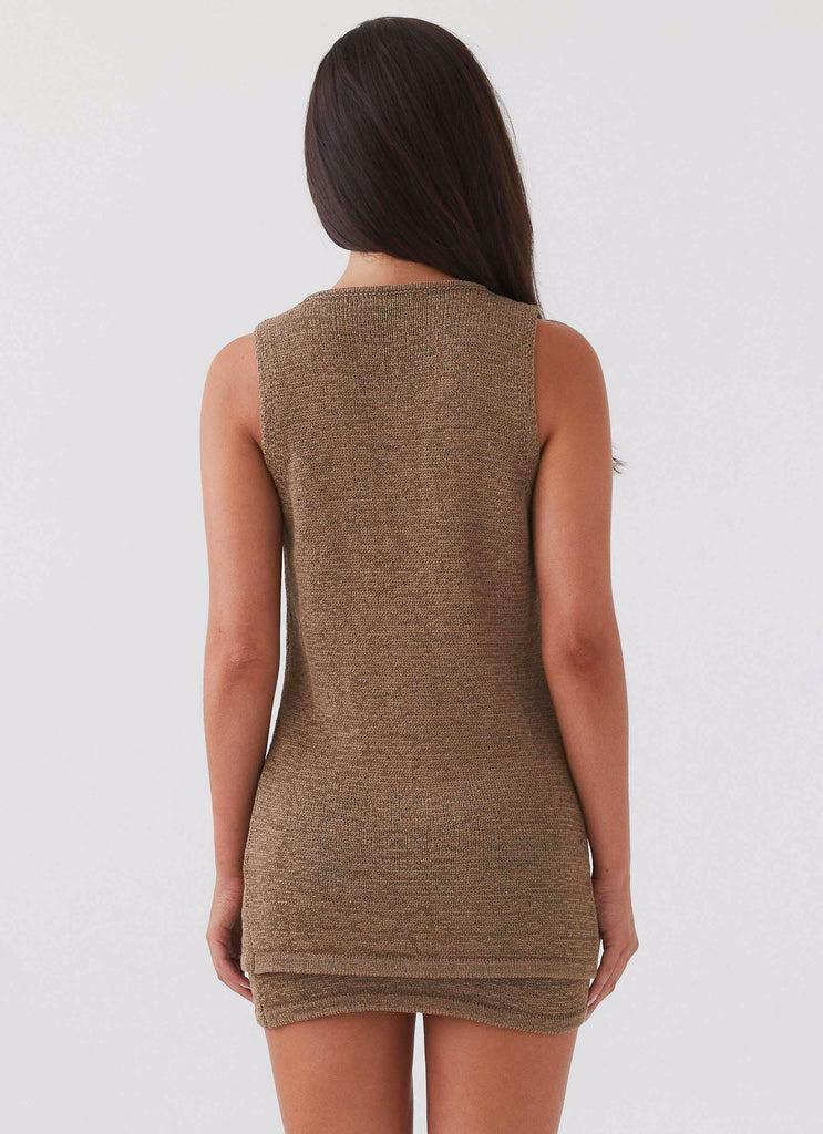 Peppermayo Peppermayo Exclusive - Capri Glow Knit Top - Khaki