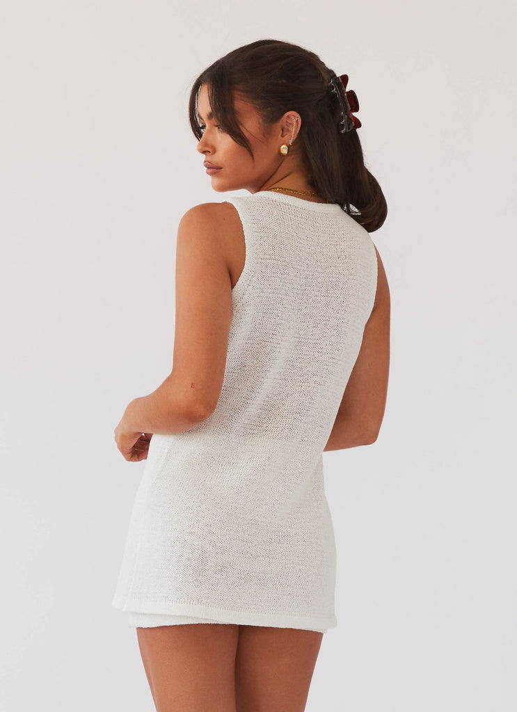 Peppermayo Peppermayo Exclusive - Capri Glow Knit Top - White