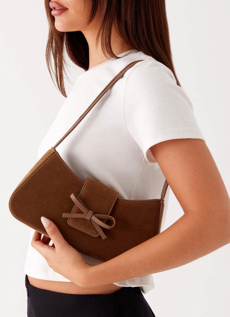 Peppermayo Peppermayo Exclusive - Cara Bow Shoulder Bag - Brown