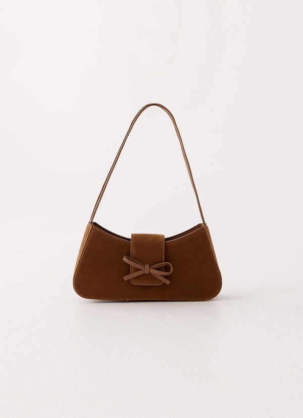 peppermayo Peppermayo Exclusive - Cara Bow Shoulder Bag - Brown