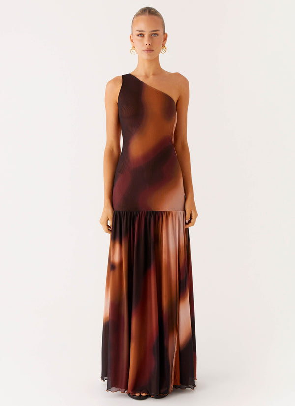 peppermayo Peppermayo Exclusive - Carlina Maxi Dress - Black Gradient