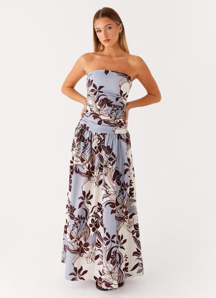 Peppermayo Peppermayo Exclusive - Carmel Maxi Dress - Bluewood Blossom