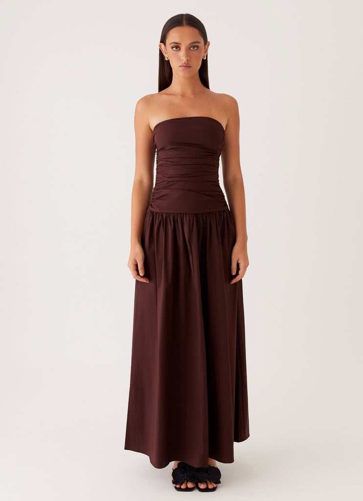 Peppermayo Peppermayo Exclusive - Carmel Maxi Dress - Brown