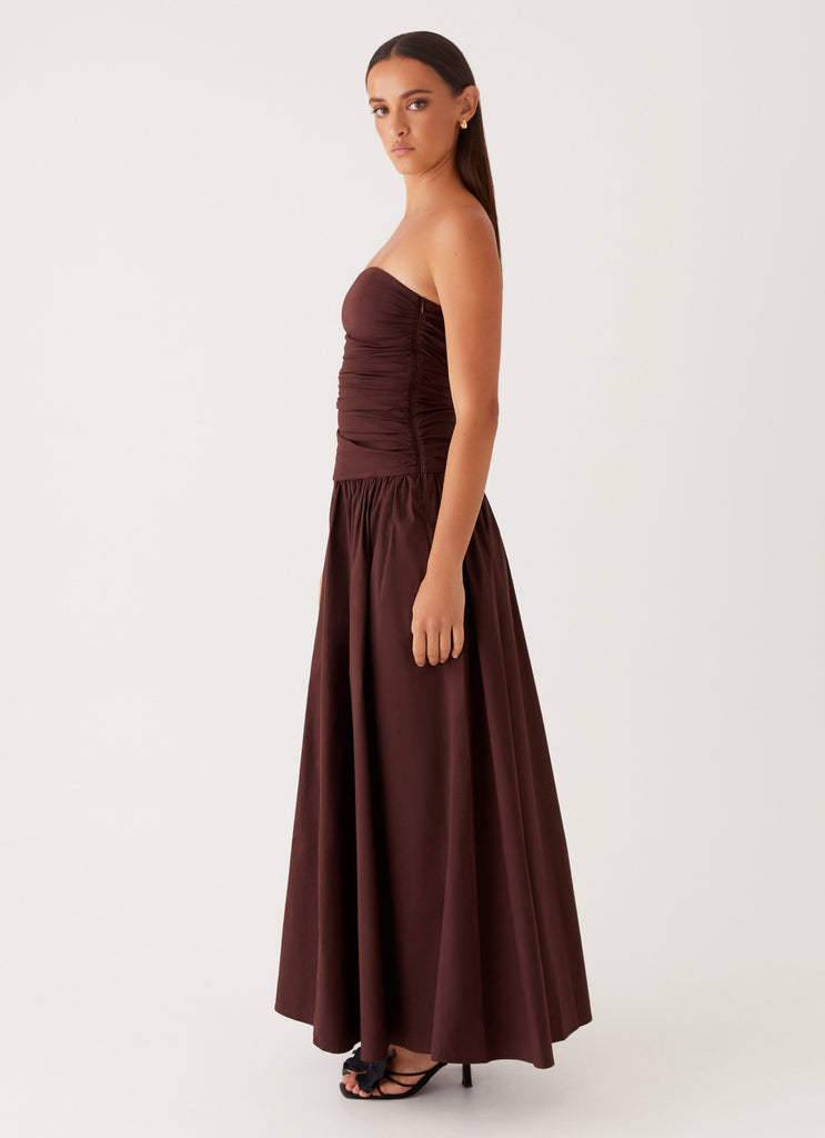 Peppermayo Peppermayo Exclusive - Carmel Maxi Dress - Brown