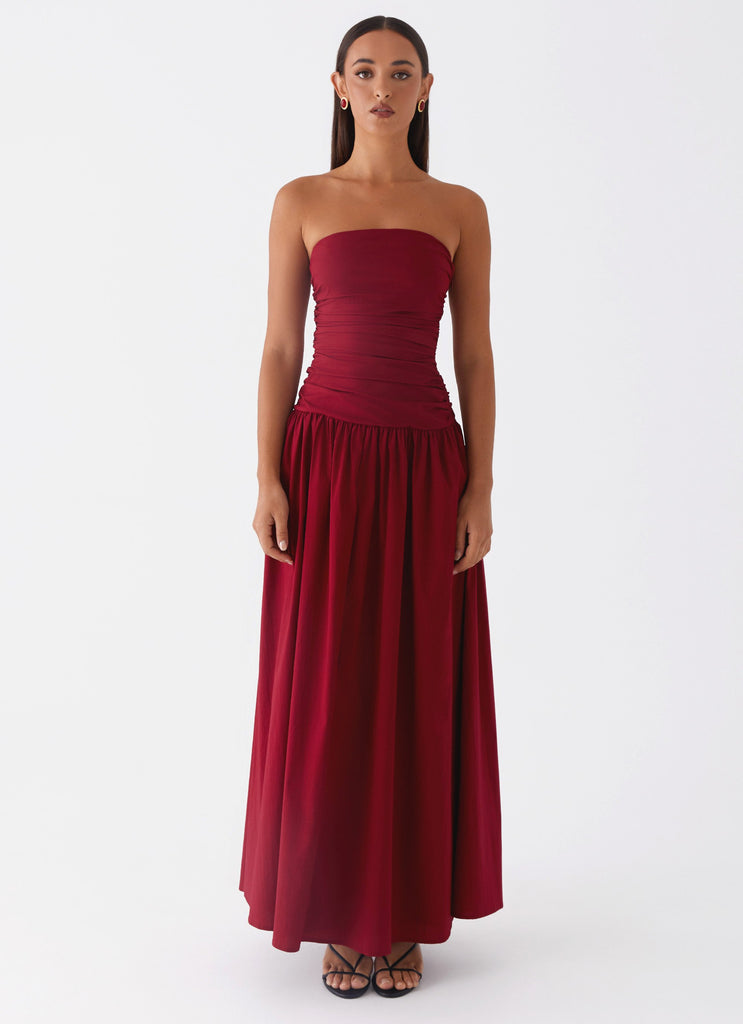 Peppermayo Peppermayo Exclusive - Carmel Maxi Dress - Merlot