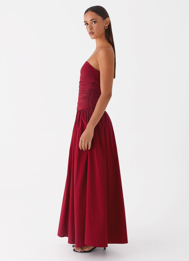 Peppermayo Peppermayo Exclusive - Carmel Maxi Dress - Merlot