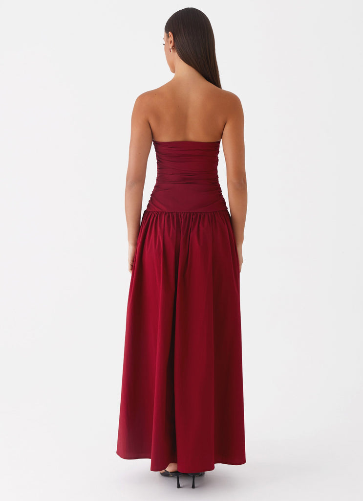 Peppermayo Peppermayo Exclusive - Carmel Maxi Dress - Merlot