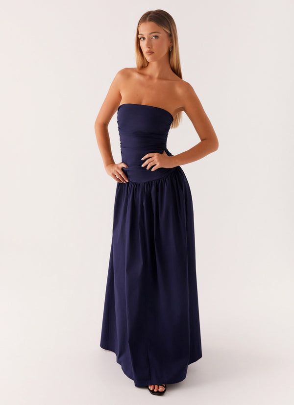 peppermayo Peppermayo Exclusive - Carmel Maxi Dress - Navy