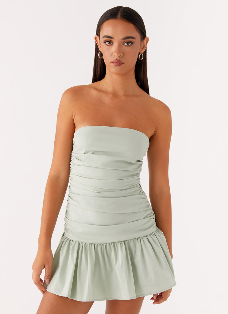 Peppermayo Peppermayo Exclusive - Carmel Mini Dress - Sage