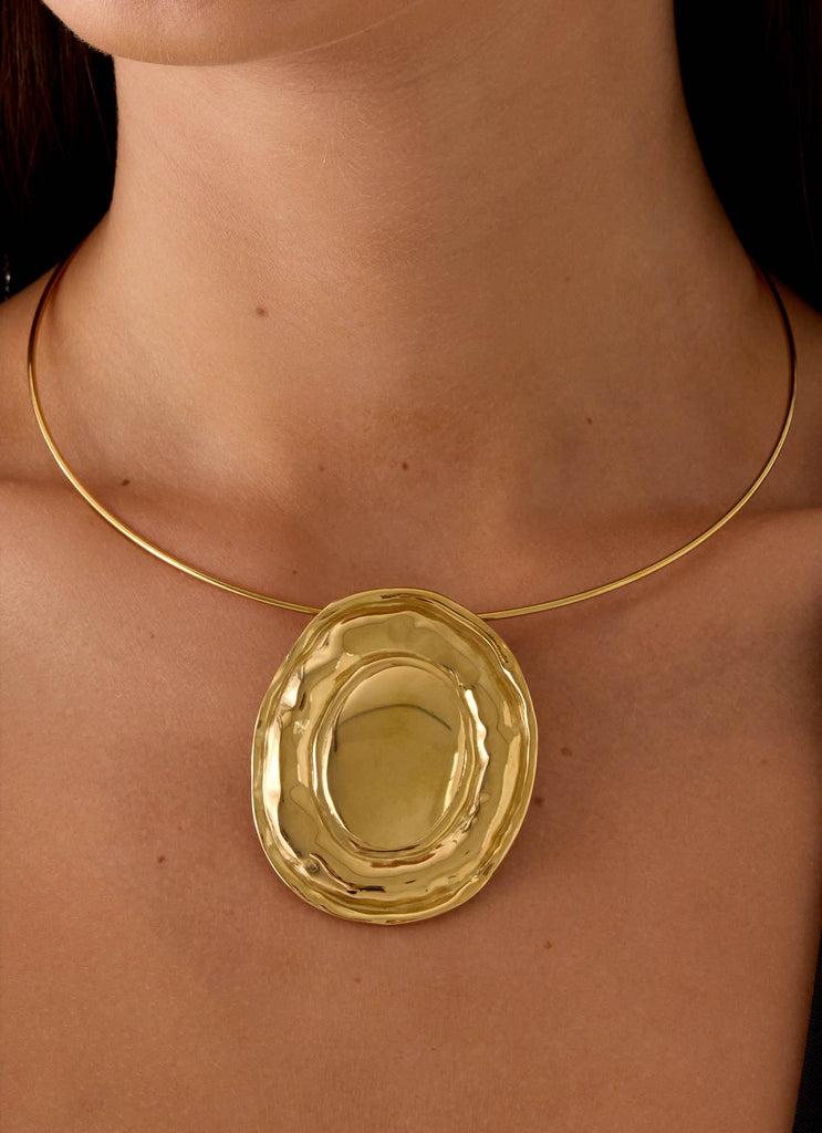 Peppermayo Peppermayo Exclusive - Carry On Necklace - Gold