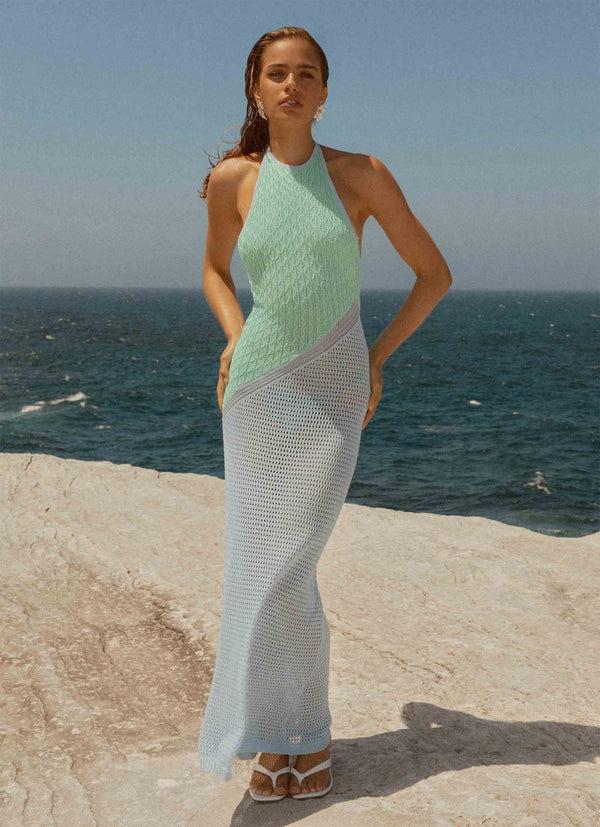 peppermayo Peppermayo Exclusive - Caspa Crochet Maxi Dress - Multi