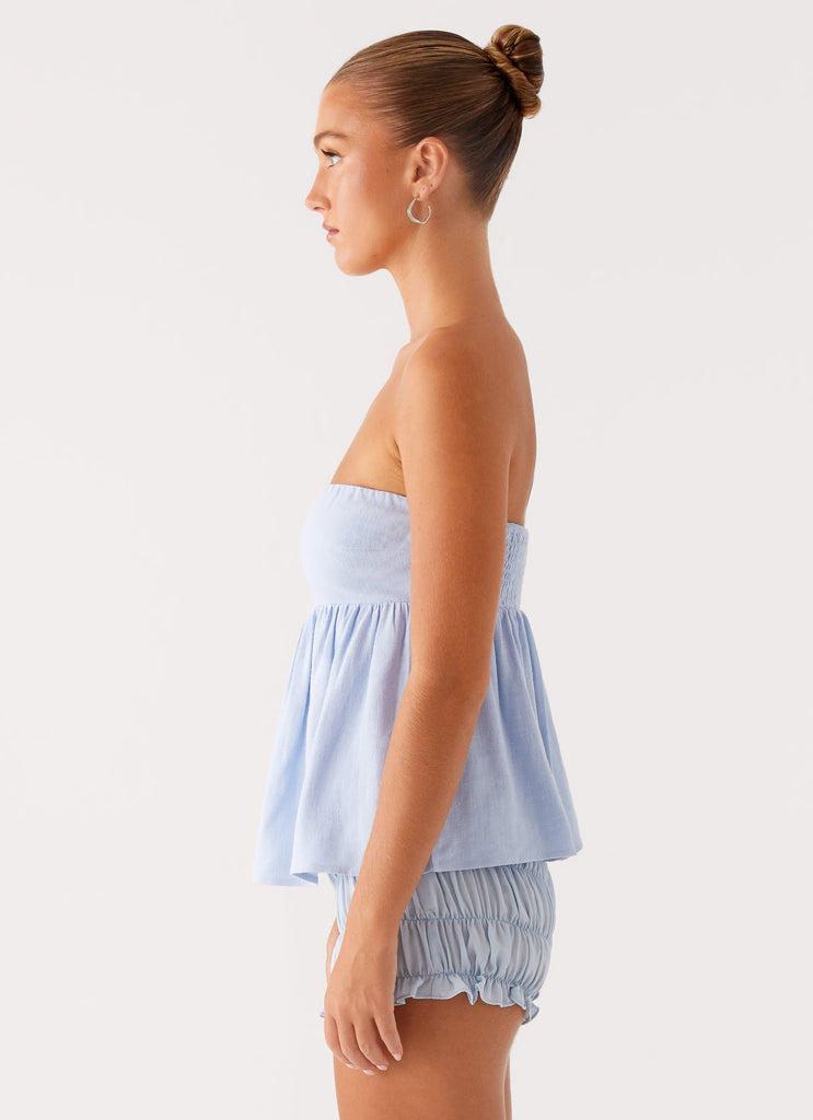 Peppermayo Peppermayo Exclusive - Cassie Tube Top - Blue