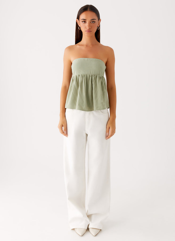 Peppermayo Peppermayo Exclusive - Cassie Tube Top - Sage
